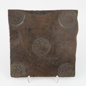 Plåtmynt, Karl XII, 1 daler silvermynt, 1711.