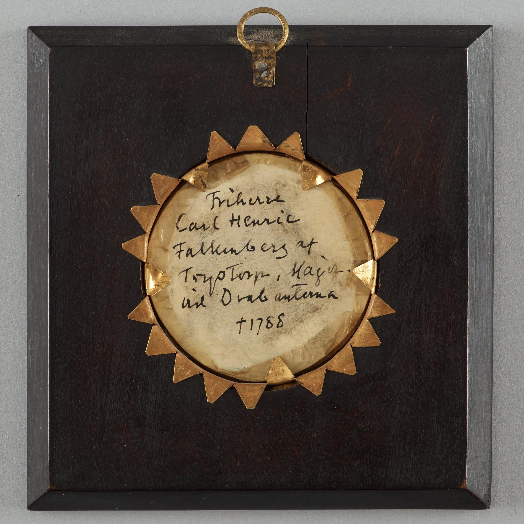 Jacob Axel Gillberg, "Friherre Carl Henric Falkenberg af Trystorp" (-1788).