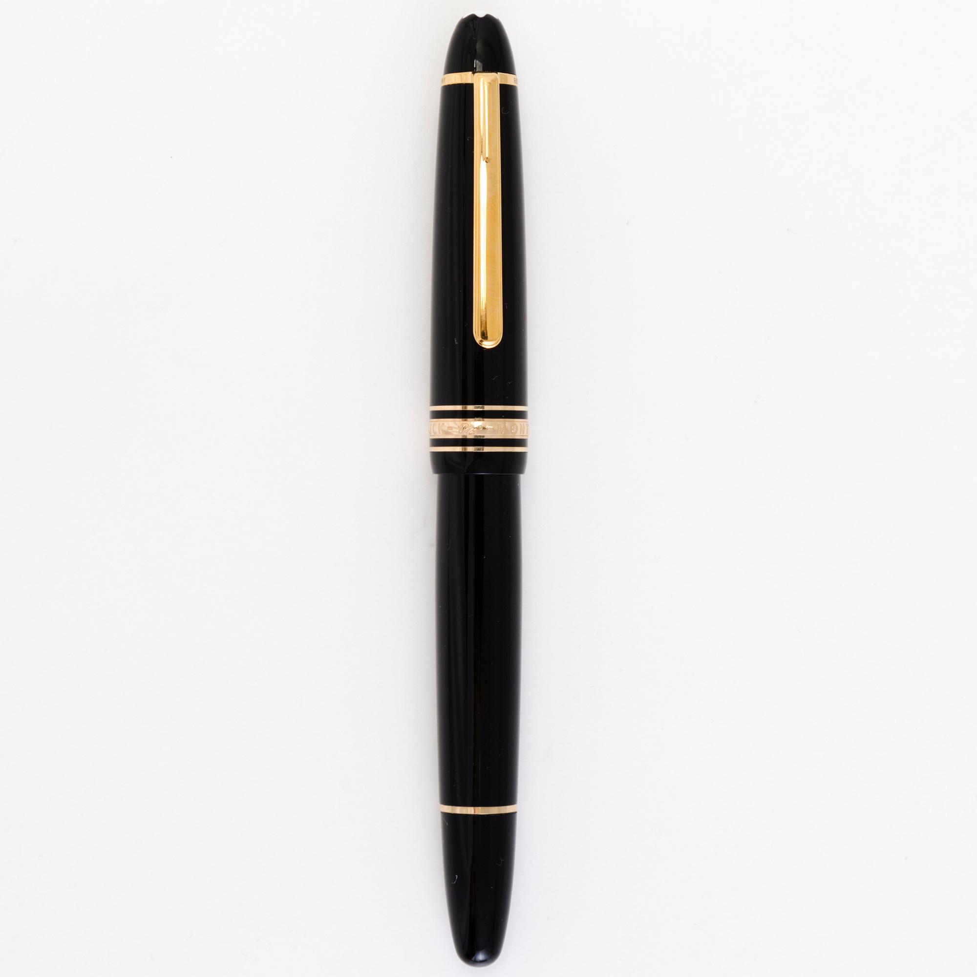 A Montblanc 'Meisterstück' fountain pen 14k 4810. - Bukowskis
