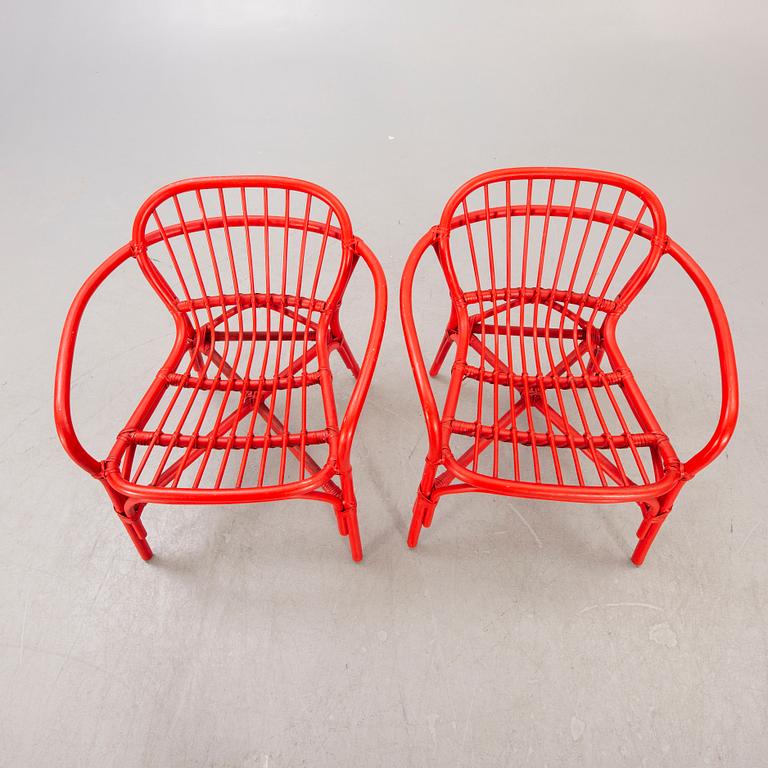 Knut Hagberg och Marianne Hagberg, a pair of Albacken armchairs for IKEA around 2011.