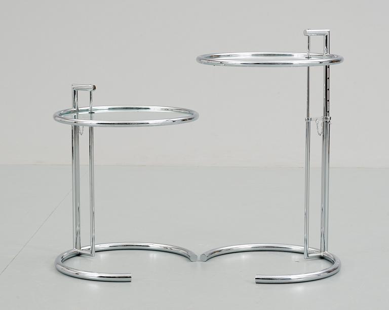 BORD, ett par. Modell E1027, Eileen Gray, ClassicCon.