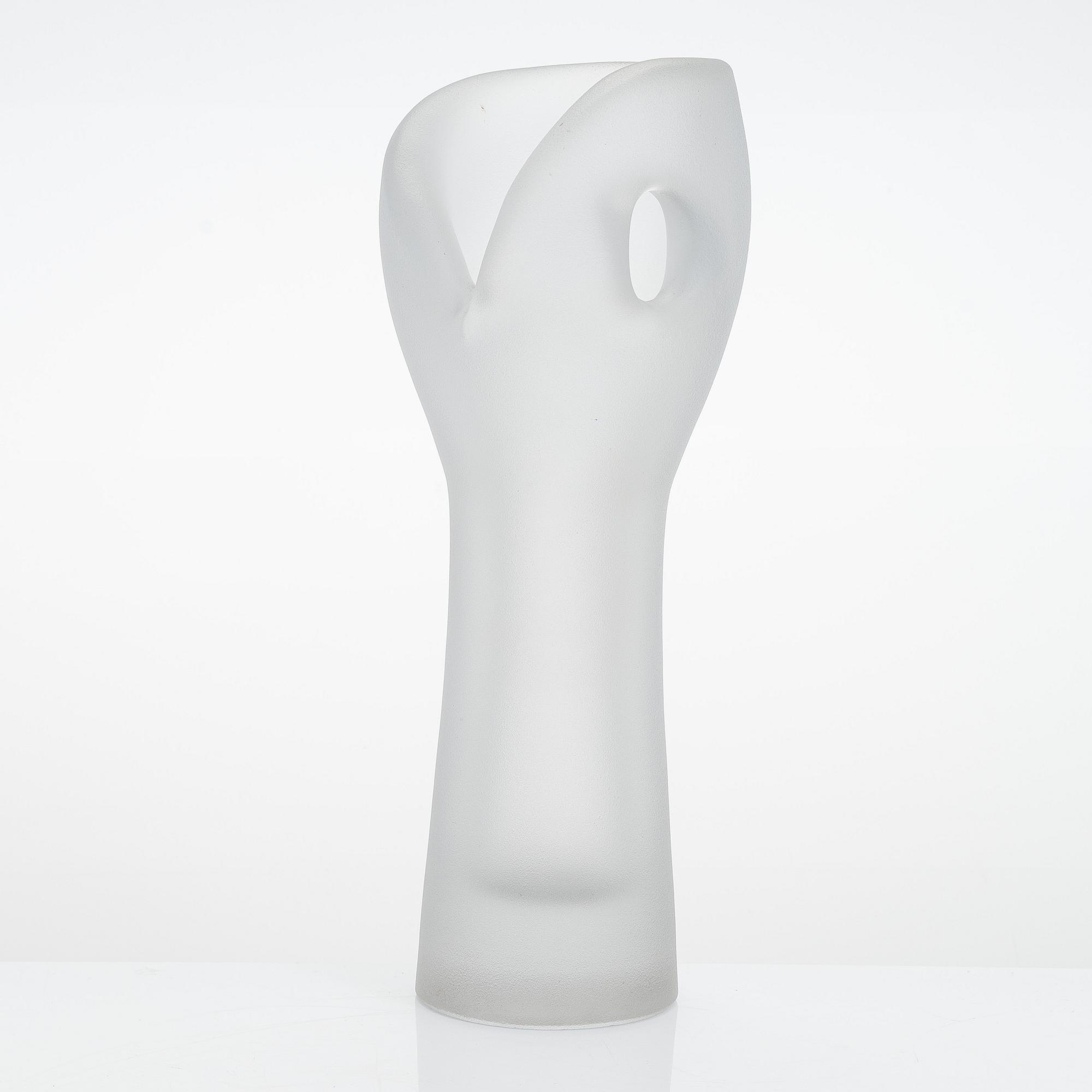 Timo Sarpaneva, vas, glas, signerad Timo Sarpaneva Iittala -56.