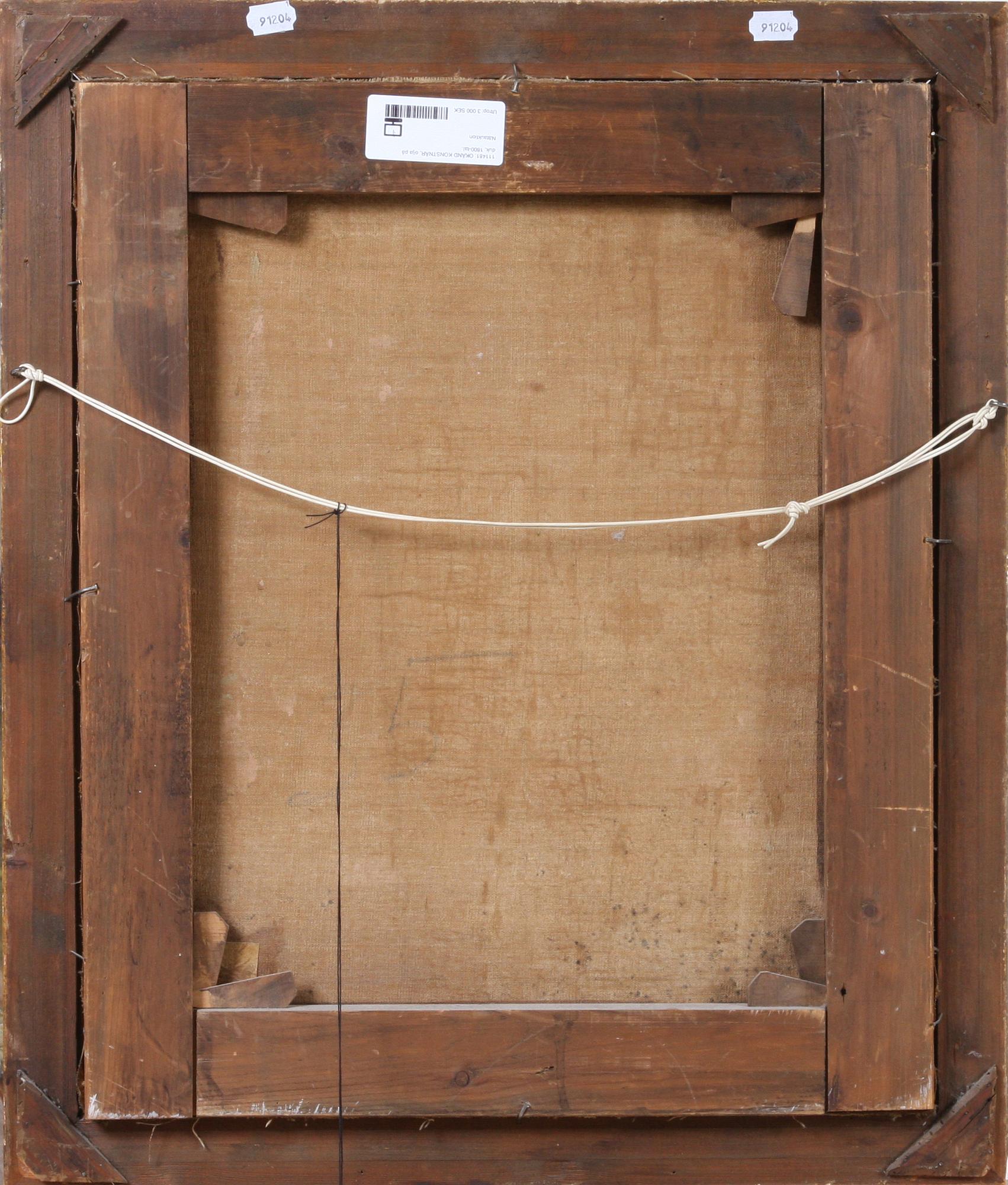 OKÄND KONSTNÄR, olja på duk, sign o dat 1817.