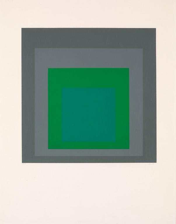 Josef Albers, "Hommage au carré".