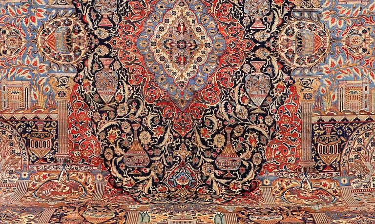 MATTA, Figural kashmar, ca 400 x 295 cm.