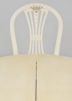 MATGRUPP, 7 delar, gustaviansk stil, 1900-talets andra hälft.