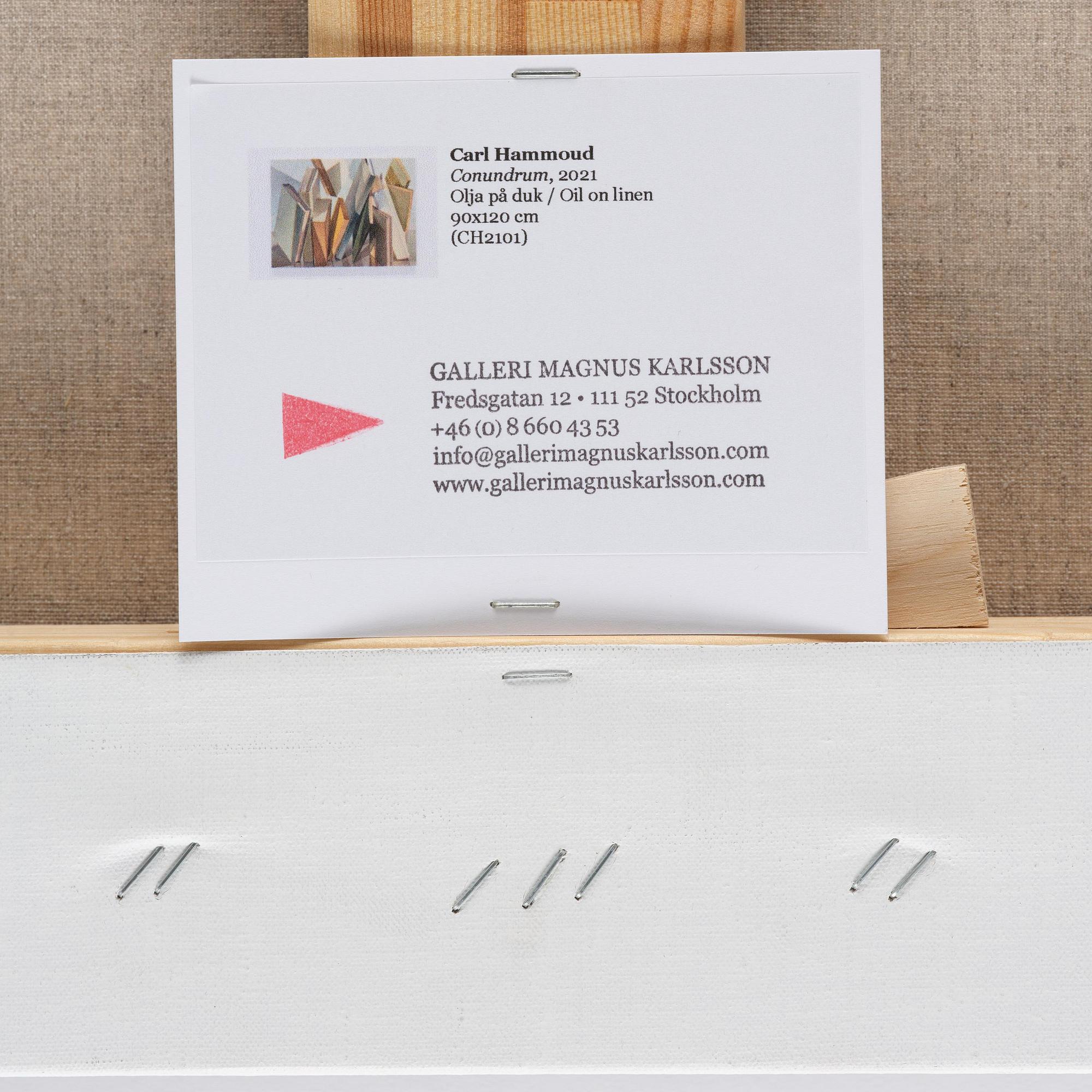 Carl Hammoud, "Conundrum".