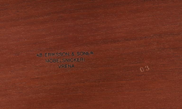 A Josef Frank cherry and burrwood table, Svenskt Tenn, model 1058.