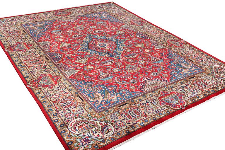 A Kashmar carpet, c. 390 x 298 cm.