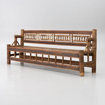 Turner's bench, folk art, 18th century.