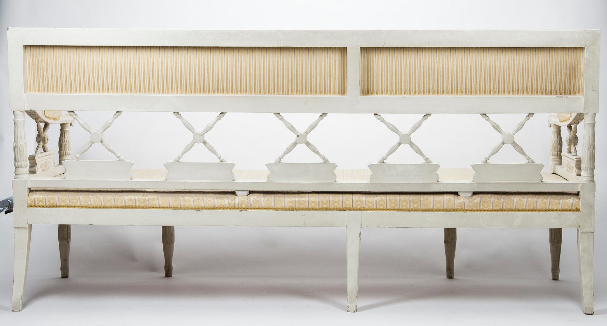 SOFFA, sengustaviansk, sekelskiftet 1700/1800.