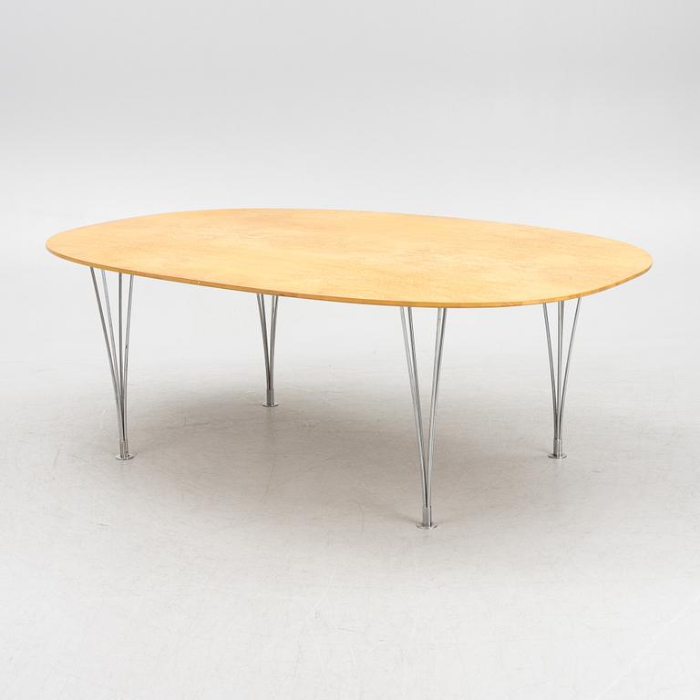 Bruno Mathsson & Piet Hein, dining table, "Superellipse", Mathsson International, Värnamo, Sweden.