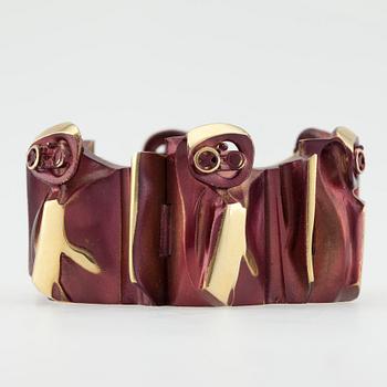 Björn Weckström, ARMBAND, eldbrons, "Maginot" Lapponia 1971.