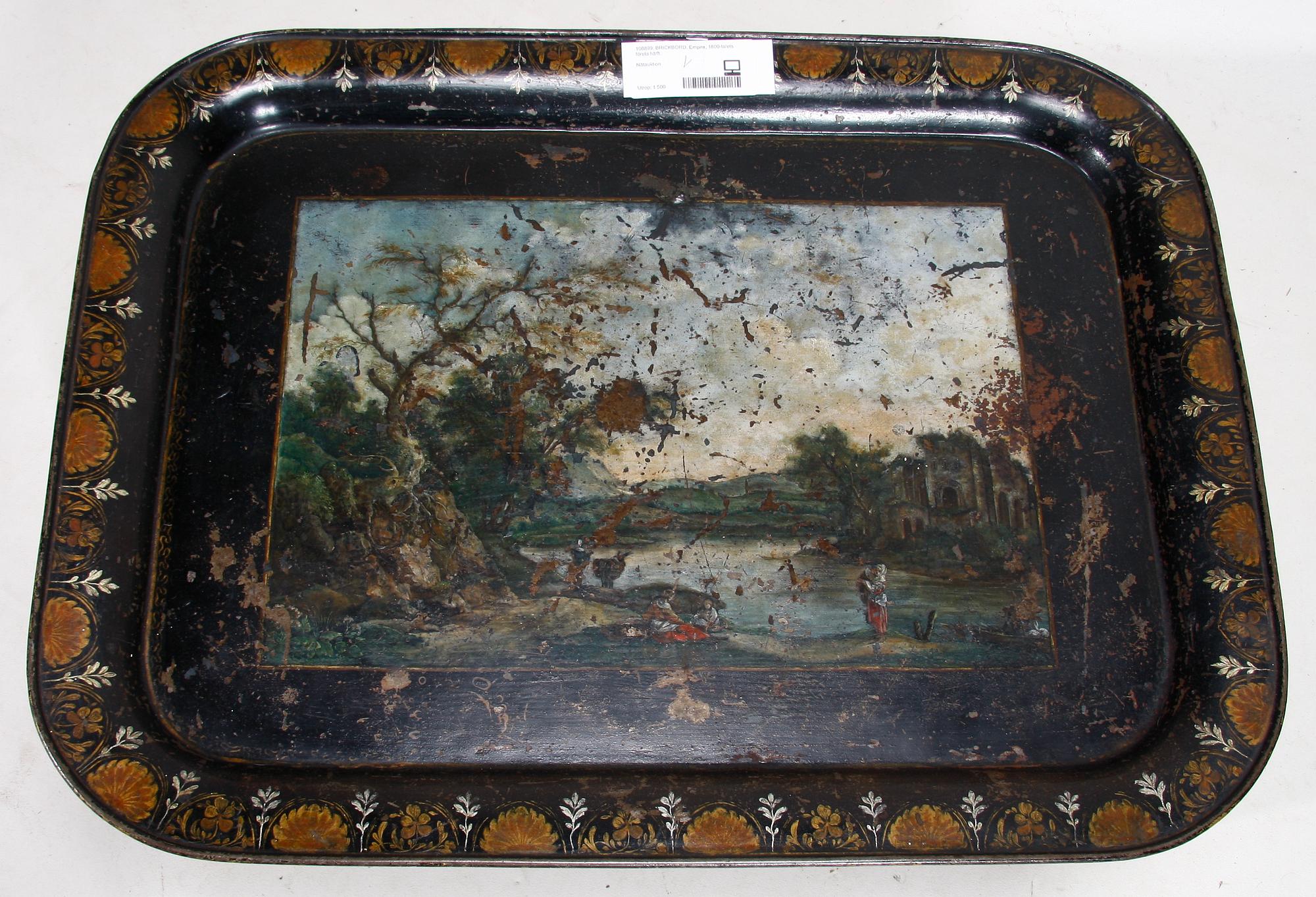 BRICKBORD. Empire, 1800-talets första hälft.