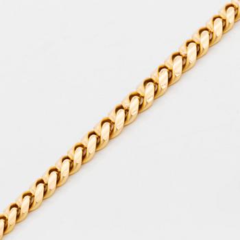 An 18K gold necklace by Jan Hellströmer.