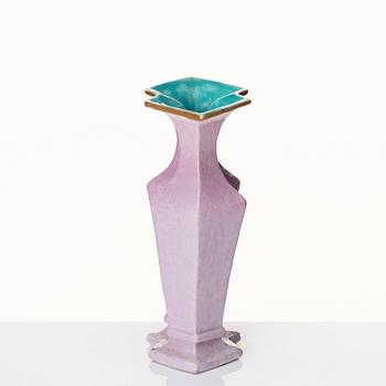 A Chinese double vase, Qing dynasty, 19th century.