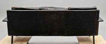 SOFFA, skinn, Arne Vodder, Danmark, formgiven 1964.