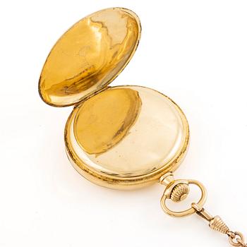 Omega, pocket watch, hunter case, 52 mm.