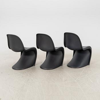 Verner Panton, stolar, 3 st, "Panton chair", Vitra.