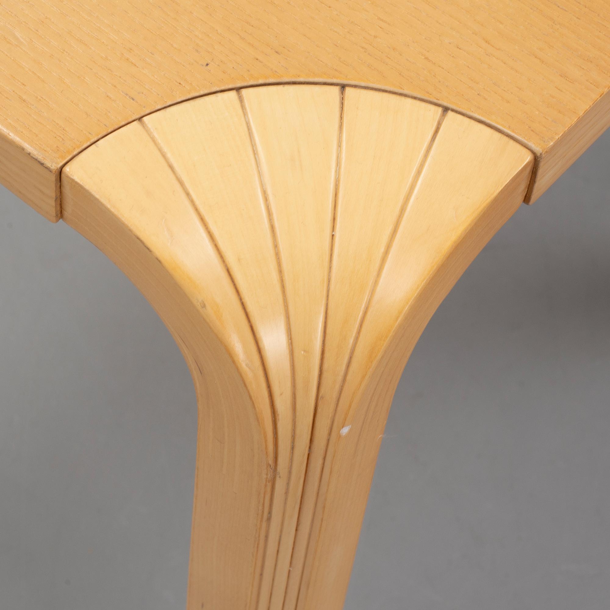 Alvar Aalto, model X601 stool, Artek, Finland.