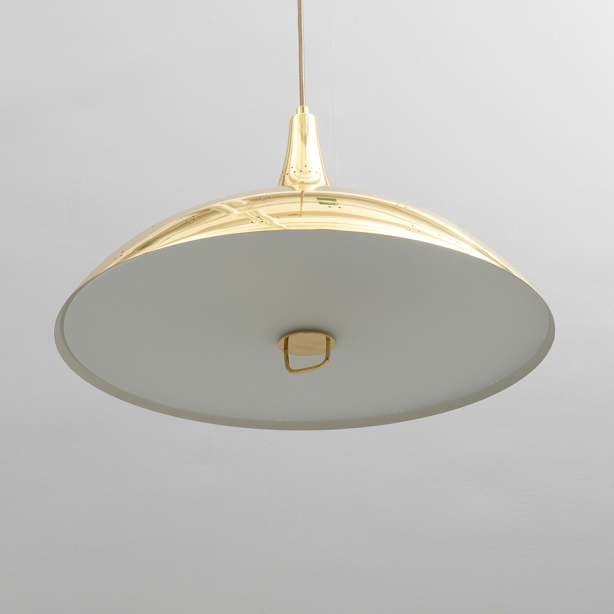 Paavo Tynell, Ceiling lamp, "1965 Pendant", Gubi, Denmark.