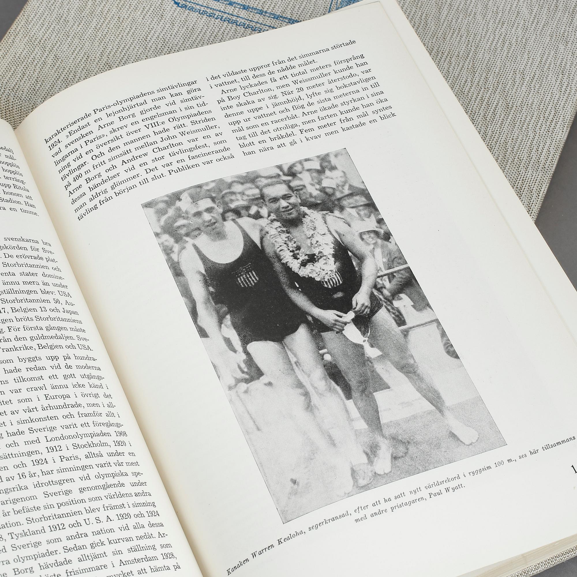 MEMORABILIA, 5 delar, Olympiska Spelen, 1912, 1936, 1952 mm.