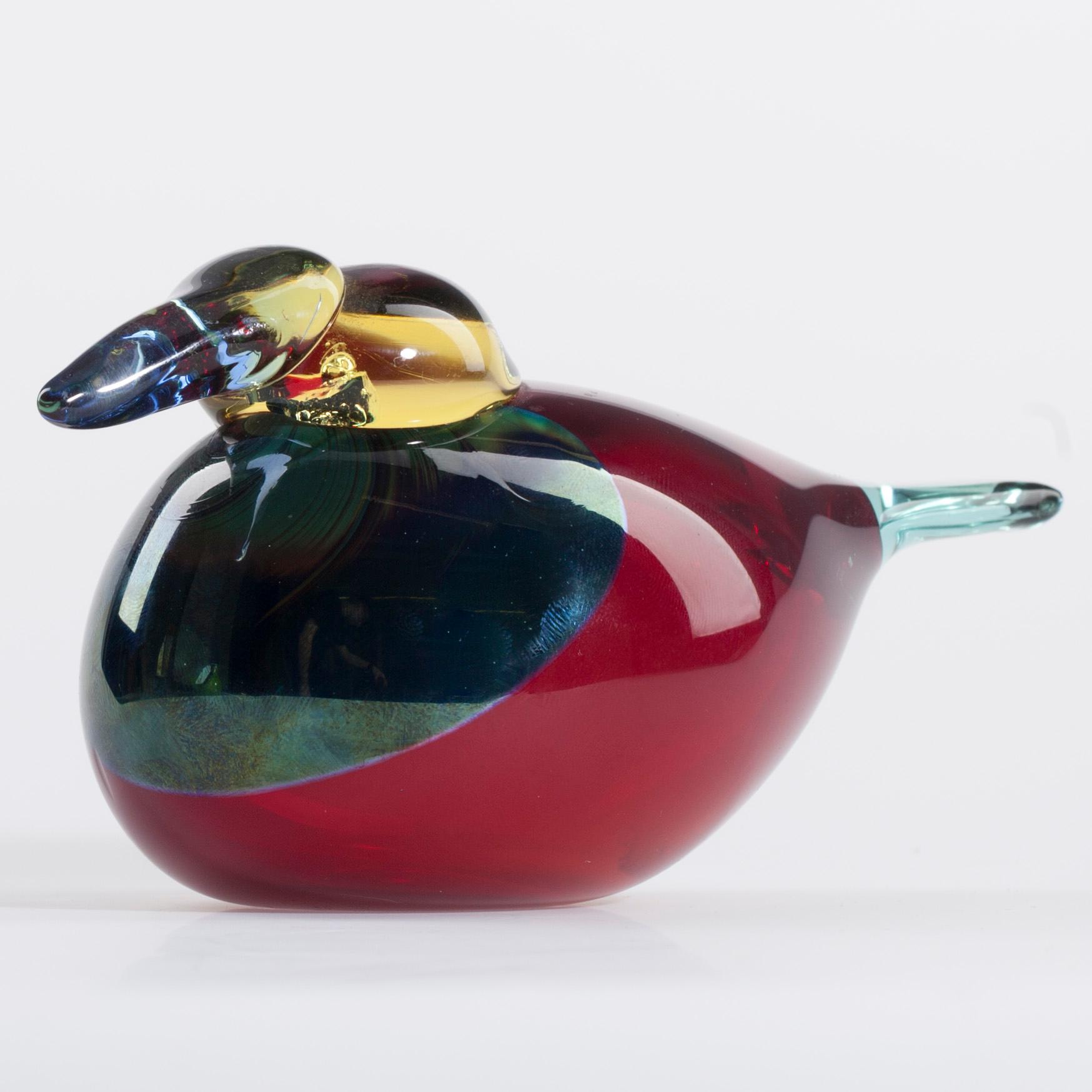 FIGURIN, glas, signerad O. Toikka, Nuutajärvi 2005-2007.