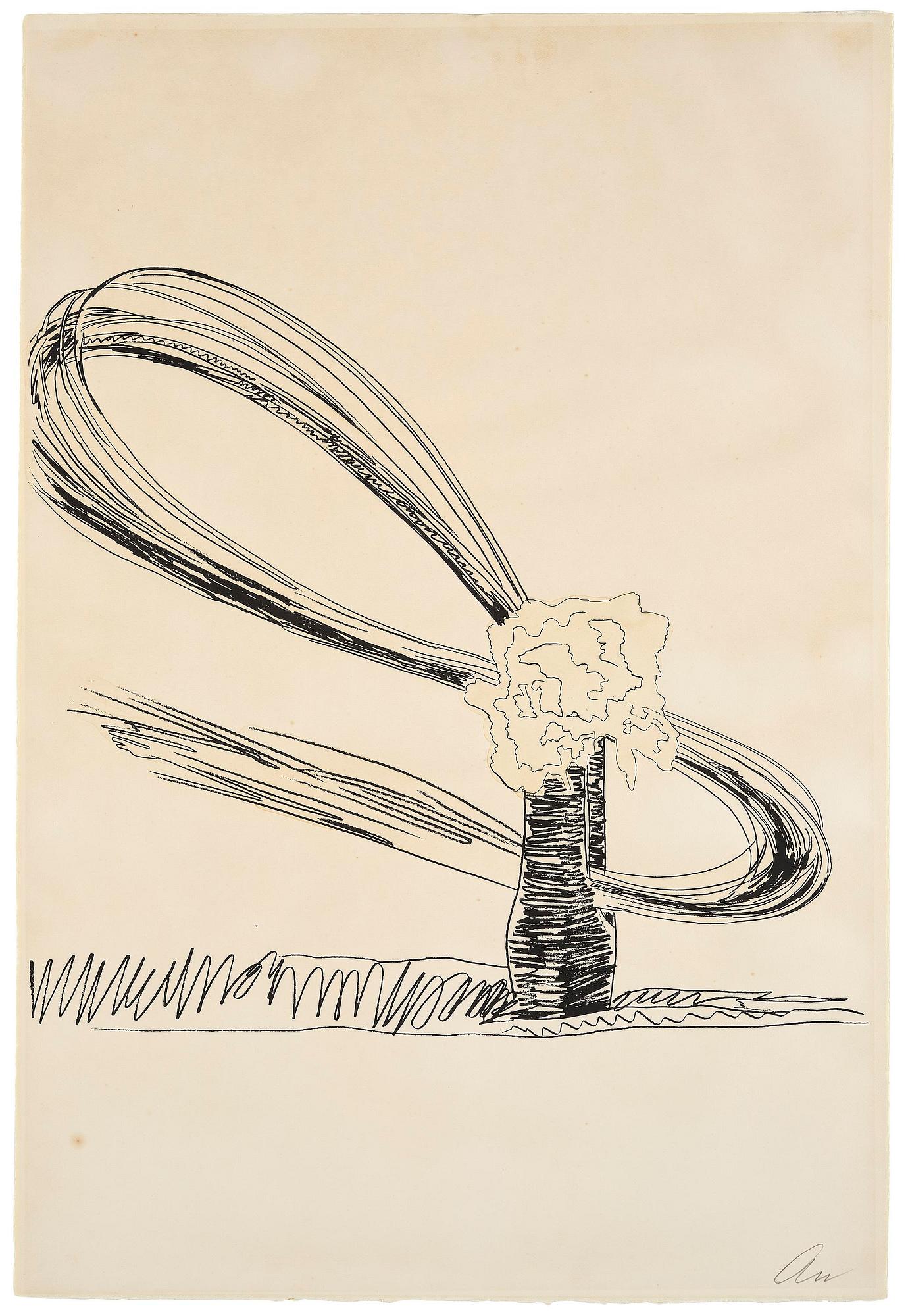 Andy Warhol, ”Flowers (Hand-Colored)”.