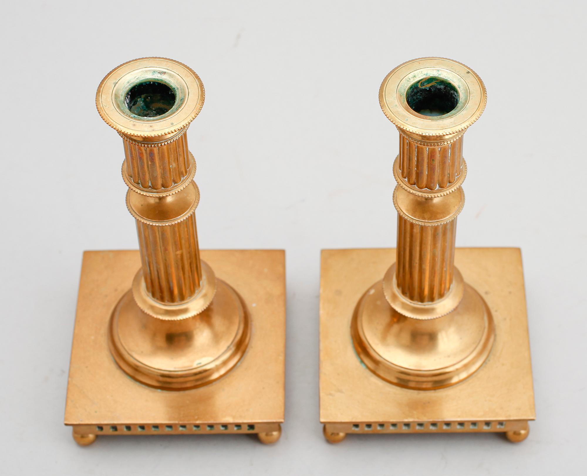 LJUSSTAKAR, 1 par, mässing, Grillby.