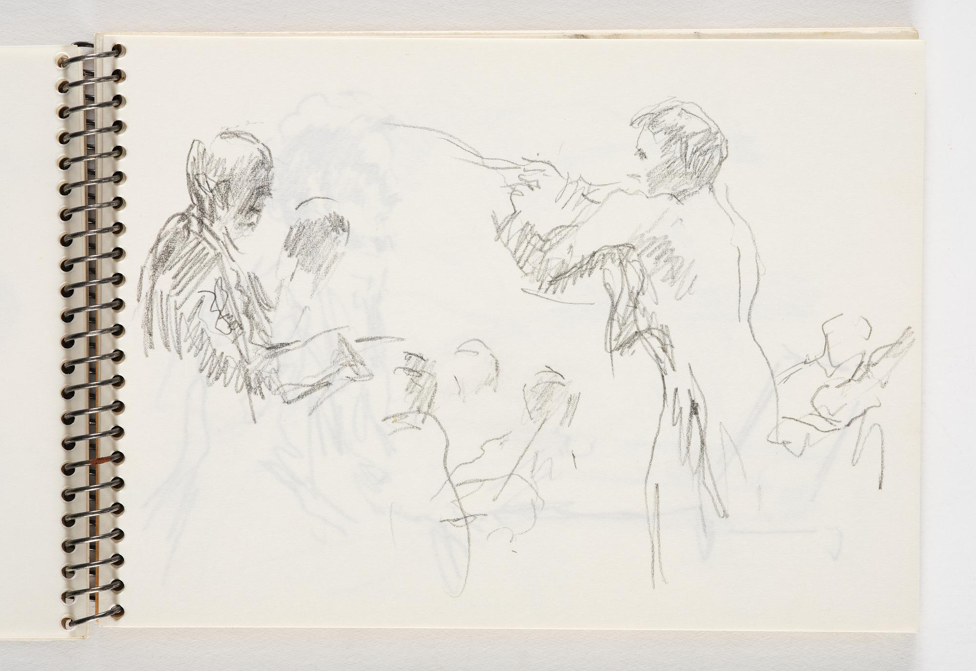 Lotte Laserstein, 4 skissböcker med blyertsteckningar.