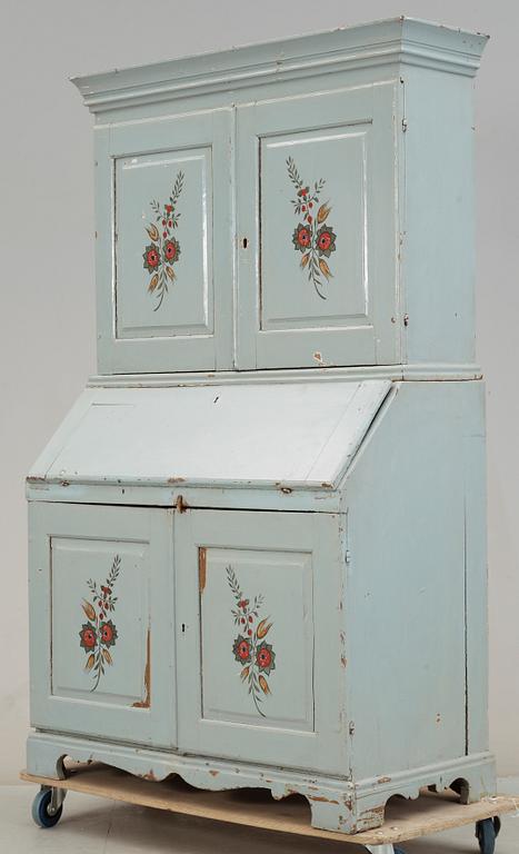 SKRIVSKÅP, allmoge, 1800-talets början.