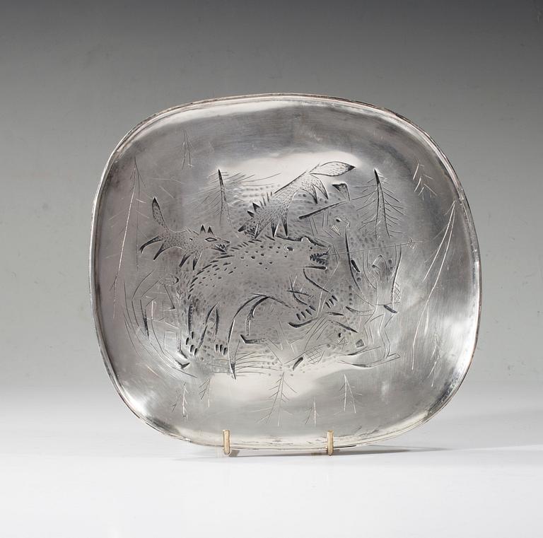 FAT, silver, Tapio Wirkkala, Tillander, Helsingfors 1949. Vikt ca 318 g.