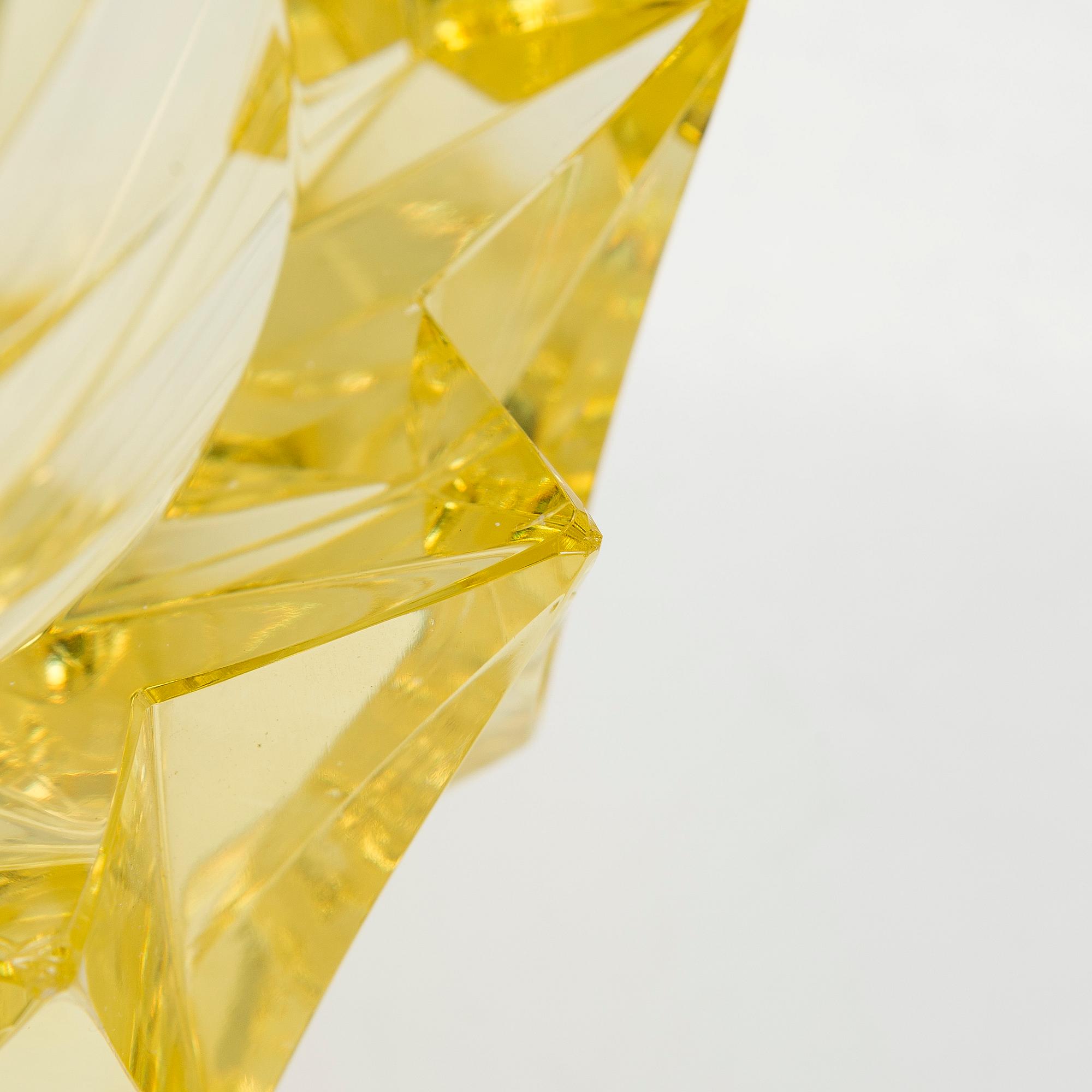 Aimo Okkolin, a 'Water Lily' bowl, signed Aimo Okkolin for Riihimäen Lasi Oy.