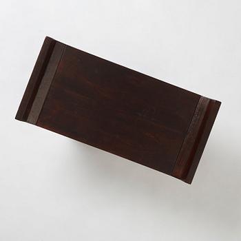 A Modernist mahogany stool, 1920's-30's.