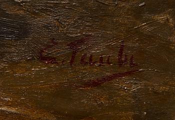 Eugen Taube, oil on canvas, signed.