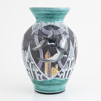 Marian Zawadzki, vase, Tilgmans Keramik, dated 1959.