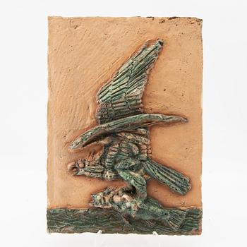 Tommy Assarsson, Wall plaque Bird of prey with prey.