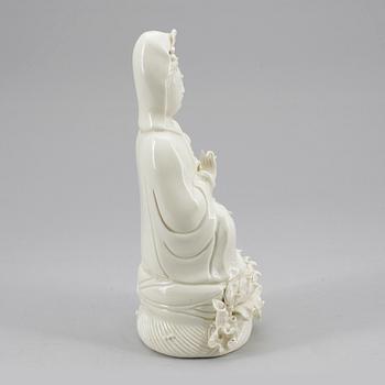 FIGURIN, blanc de chine, Kina, troligen sen Qing dynasti.