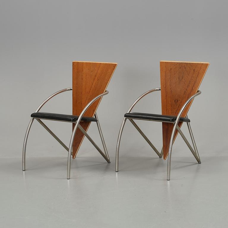 KARMSTOLAR, ett par, Klaus Wettergren, Q Production, Danmark, 1980-90-tal.