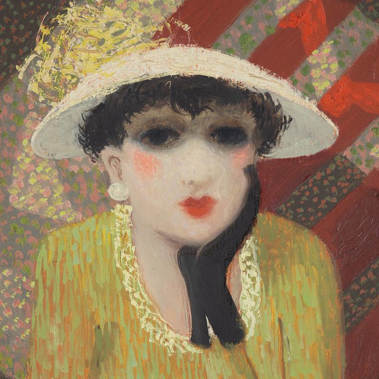 Pelle Åberg, oil on board, signed.