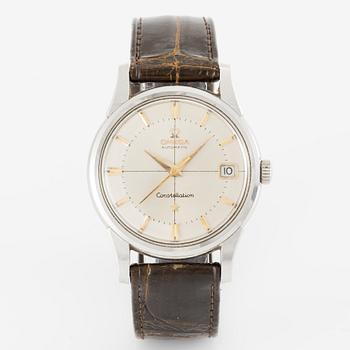Omega, Constellation, "Pie-Pan", wristwatch, 34 mm.