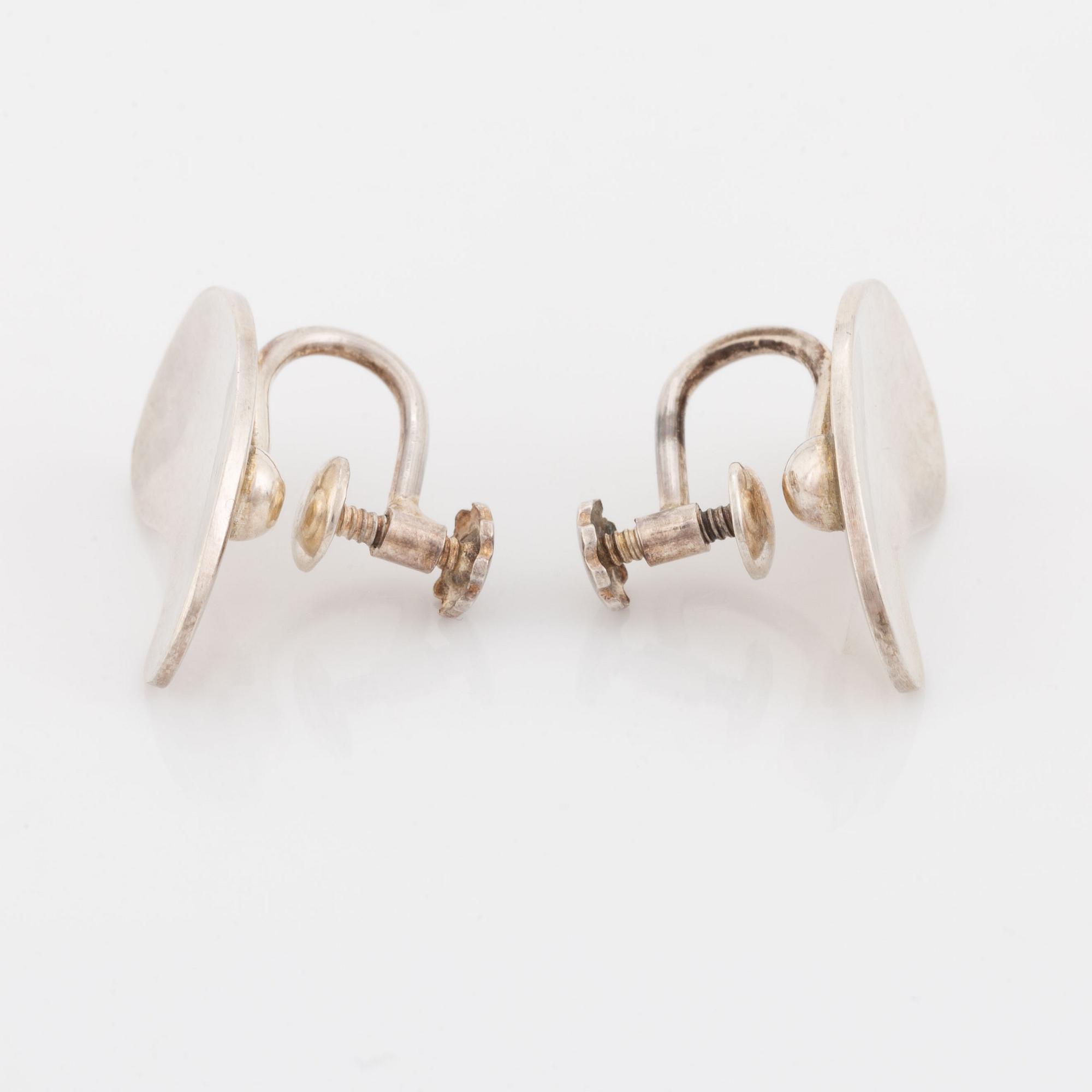 Georg Jensen, Nanna Ditzell, sterling silver earrings.