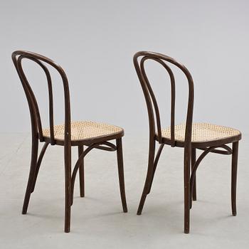 STOLAR, ett par, Thonet-typ, 1900-talets början.