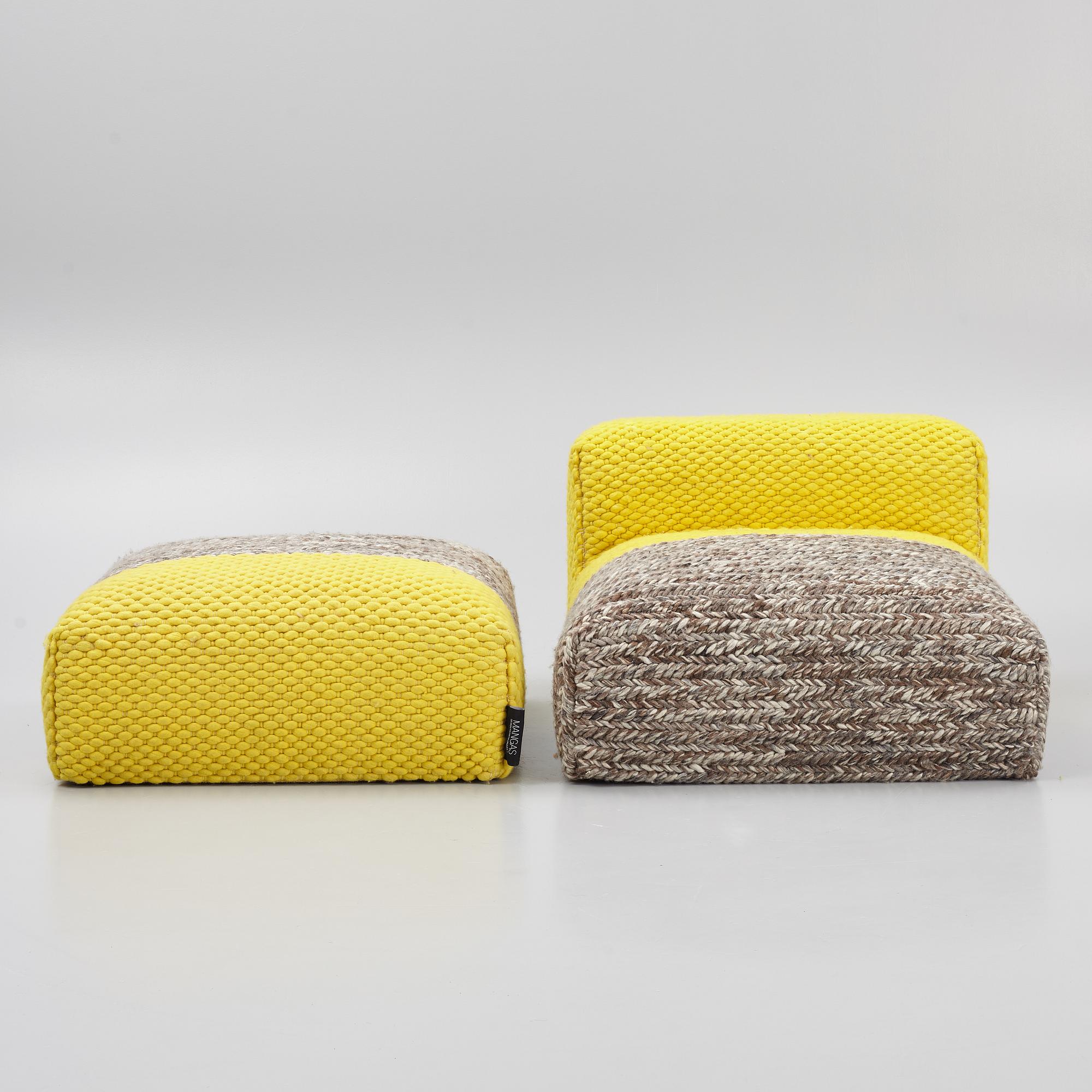 Patricia Urquiola, a 'Mangas' lounge chair with ottoman, GAN.