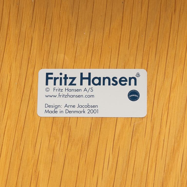 Arne Jacobsen, chairs, 4 pcs, "The Seven", Fritz Hansen, Denmark, 2001.
