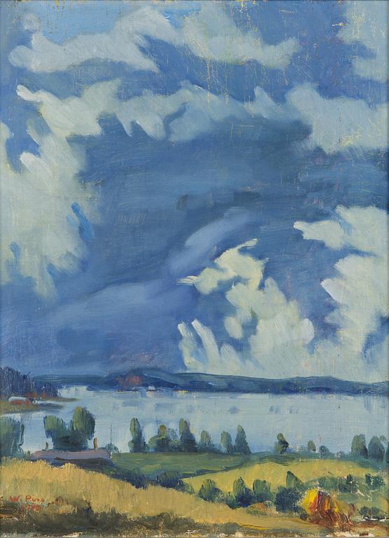 Weikko Puro, oil on canvas, signed and dated 1940.