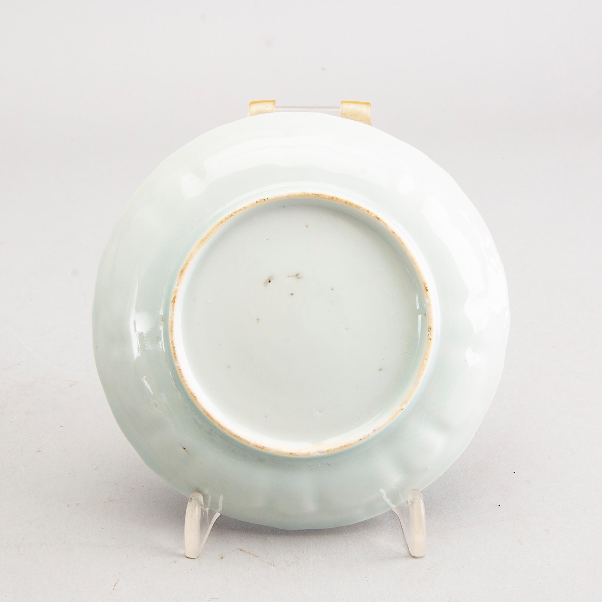 KOPPAR 4 st med FAT 5 st, Kina, Qingdynastin, 1700-tal.