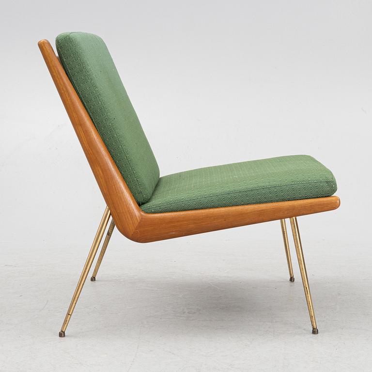 Peter Hvidt & Orla Mølgaard Nielsen, fåtölj, "Boomerang HM2", France & Daverkosen, Danmark 1950-tal.