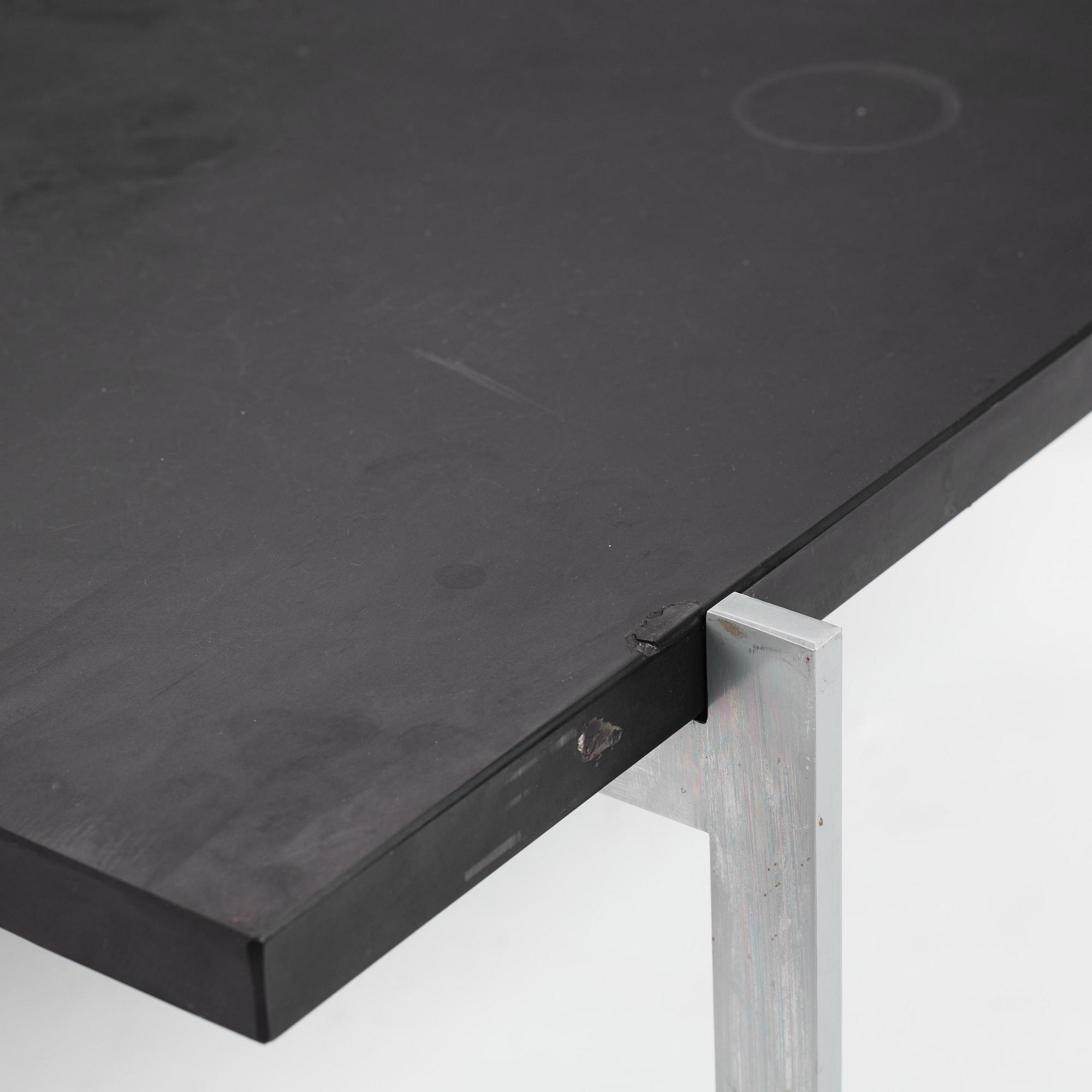 Poul Kjaerholm, a "PK61" coffee table, E. Kold Christensen, Denmark.