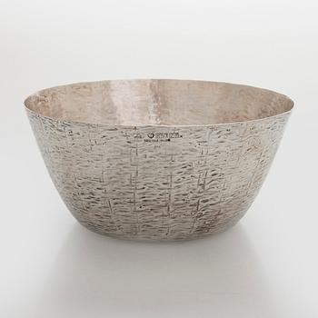 Tapio Wirkkala, A silver bowl, Kultakeskus Hämeenlinna 1977.